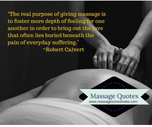 The real purpose of giving massage (massage quotes)