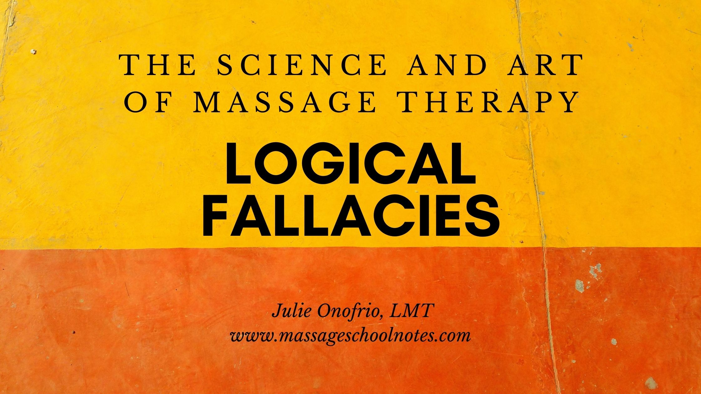 understanding logical fallacies for massage therapists